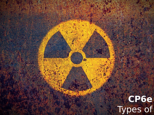 Edexcel CP6e Types of Radiation