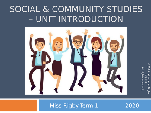 Social and Community Studies - Workplace Rights - Unit Introduction