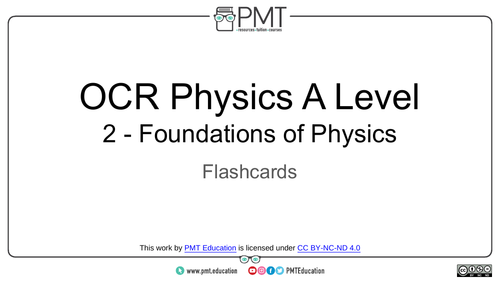OCR (A) A-level Physics Flashcards