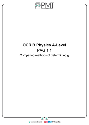 OCR (B) A-level Physics Practical Notes