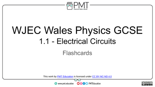 WJEC Wales GCSE Physics Flashcards