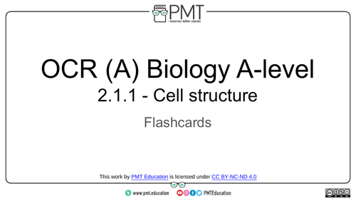 OCR (A) A-level Biology Flashcards