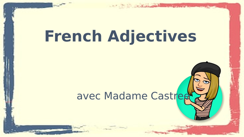 French Adjectives
