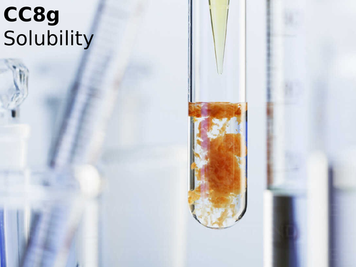 Edexcel CC8g Solubility