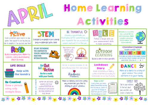 Home Learning Activities
