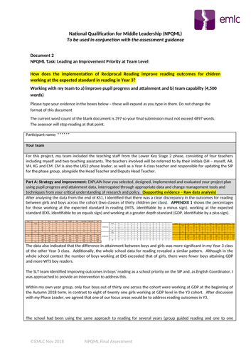 NPQML 2018/19 Submission High Pass