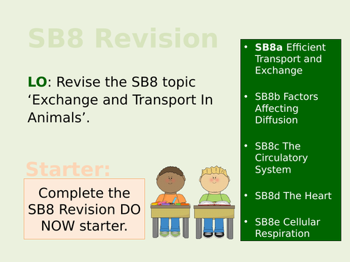 Edexcel SB8/CB8 Teacher Led Revision Lesson