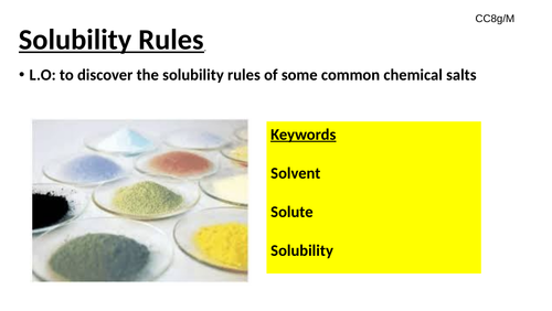 Edexcel solubility lesson with prac Gd5-9