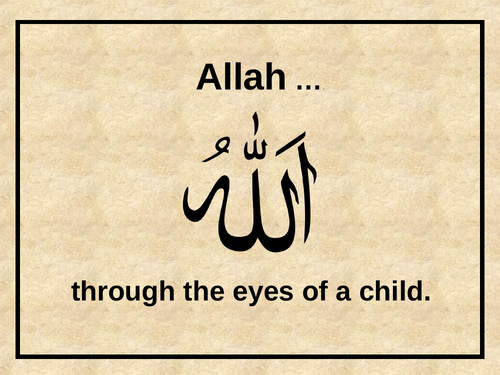 Allah through the eyes of a child - 5 texts