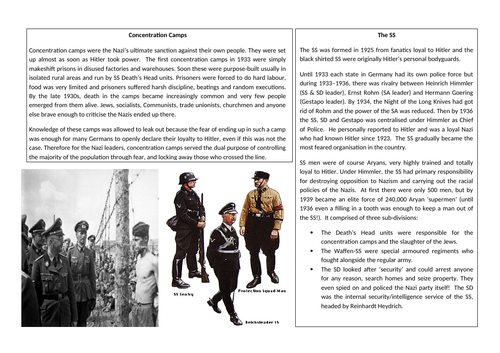 Nazi Germany Police, Judges and Courts - OCR J411 Living under Nazi Rule 1933-1945