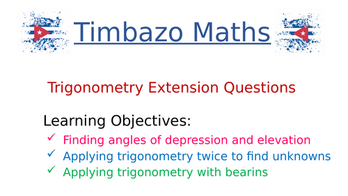 Trigonometry Extension Questions