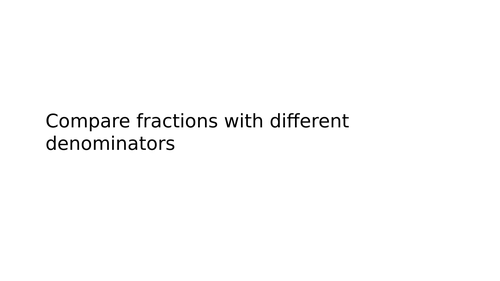 Ortering fractions