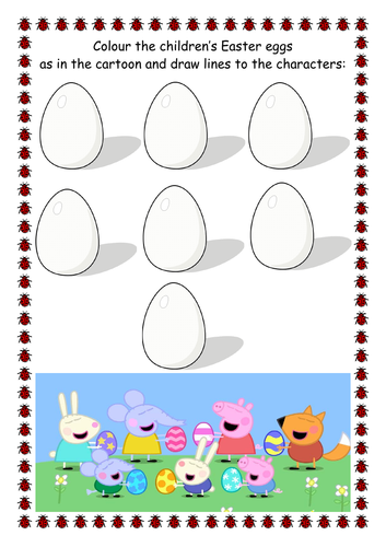 Peppa Pig - Spring (worksheets) Distant learning