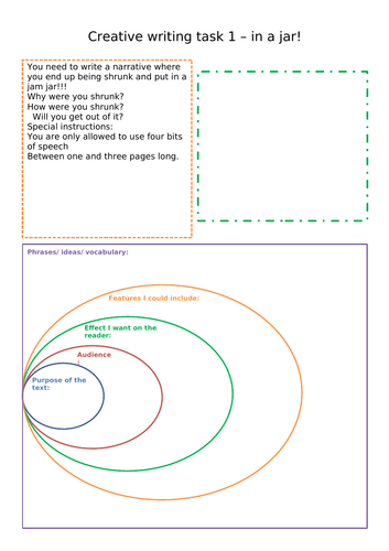 creative writing tasks ks1