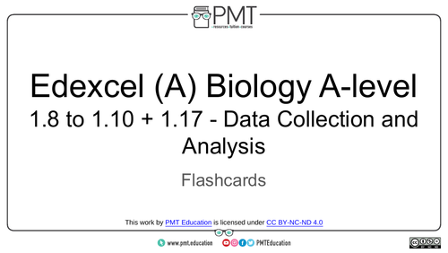 Edexcel (A) A-level Biology Flashcards