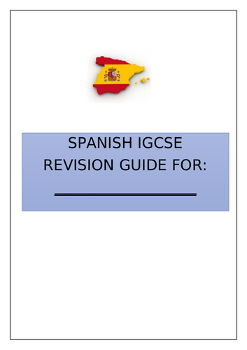 IGCSE Progress tracker for oral exam