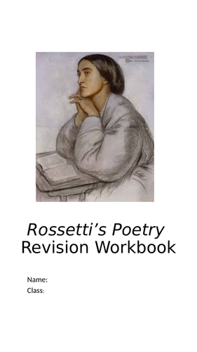Rossetti Poetry Revision Workbook Edexcel Home Learning