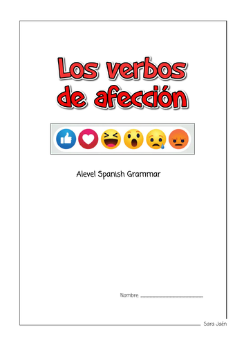 Gustar Verbs Practice Booklet