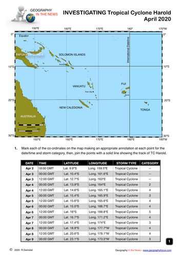 Tropical Cyclone Harold Enquiry