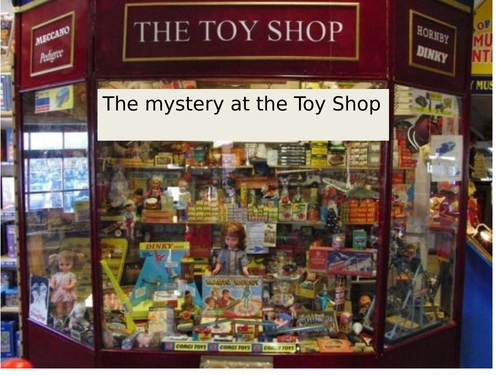 Mystery at the toy shop