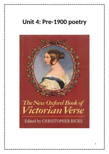 victorian poetry research paper