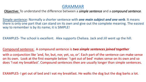 Simple Sentence: Meaning and Examples