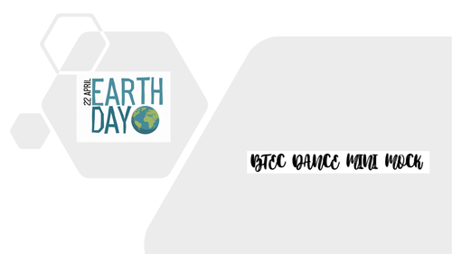 Mini Mock- Earth Day.Home learning y10