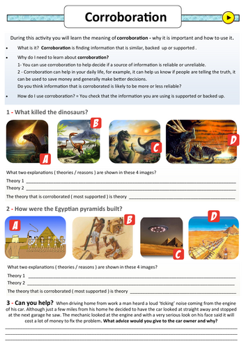 History Skills - What is Corroboration?