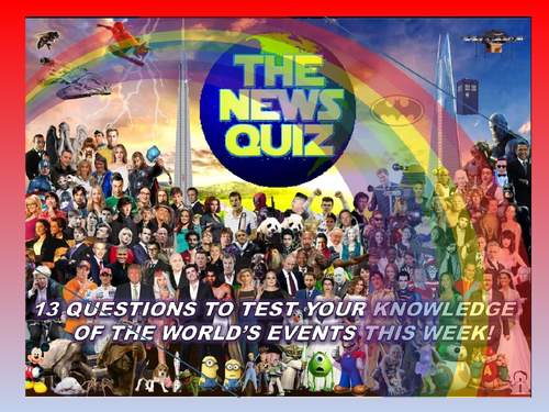 The News Quiz 20th - 27th April 2020 Form Tutor Time Current Affairs