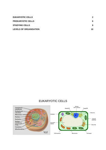 WJEC AS Biology - Unit 1 - Part 2