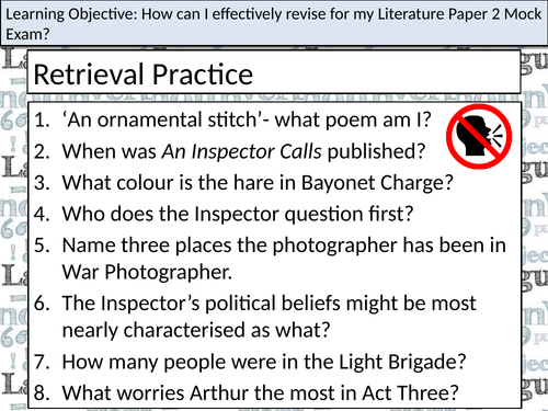 AQA Carousel Revision