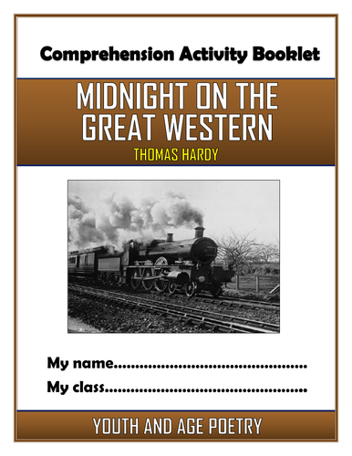 Midnight on the Great Western - Comprehension Activities Booklet!
