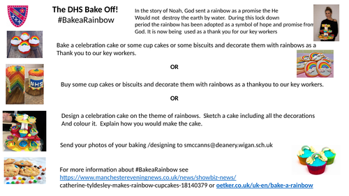 Bake a Rainbow Challenge