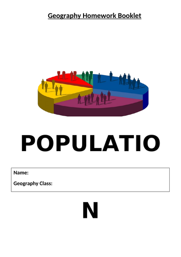 Home learning booklet - Population