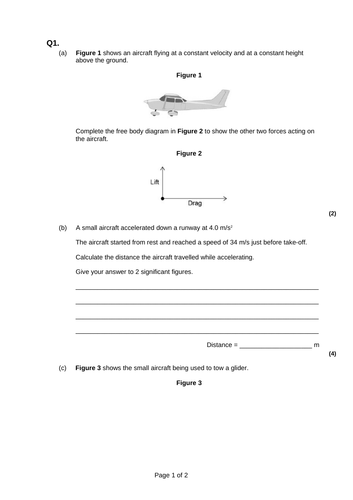 AQA GCSE Physics Unit 1 (P1): Forces Module - Resolution of Forces L4