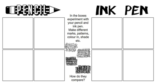 ART: pencil vs fine liner