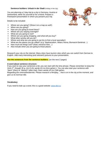 Project: A weekend in a German city