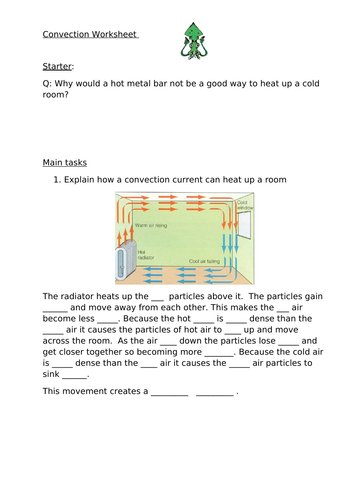 Convection - Remote/Home Learning Lesson