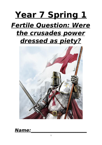 Were the crusades power dressed as piety?