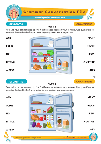 Less fewer worksheet. Задание quantifiers. Игра quantifiers. A few a little speaking activities. Quantifiers упражнения 7 класс.