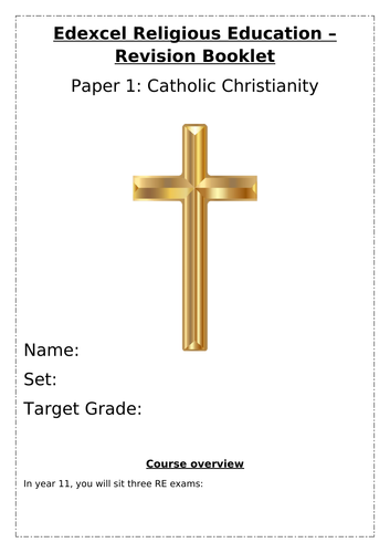Revision Booklets: Edexcel Religious Education Catholic Christianity