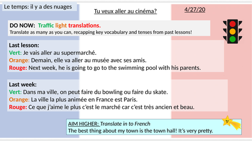 Traffic Light Translations -  Ma ville