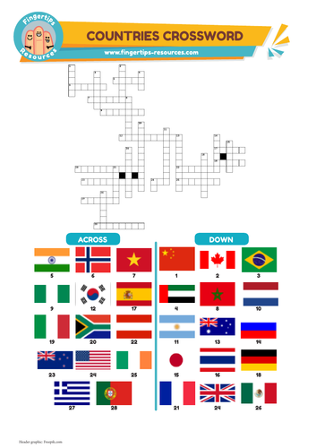 countries-flags-vocabulary-crossword-teaching-resources