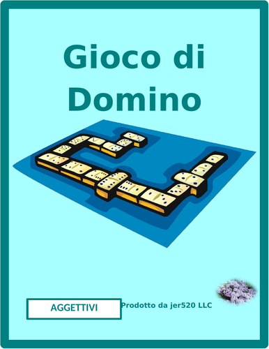 Aggettivi (Italian Adjectives) Dominoes