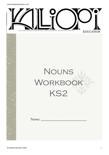 Nouns Workbook