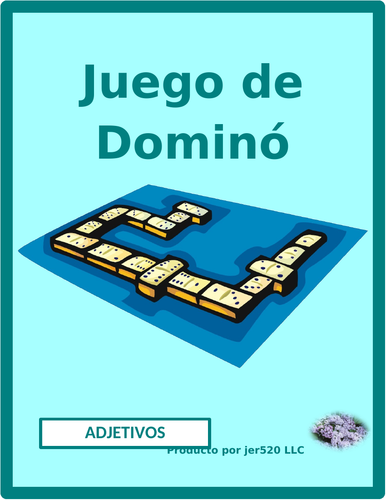 adjetivos-spanish-adjectives-dominoes-teaching-resources