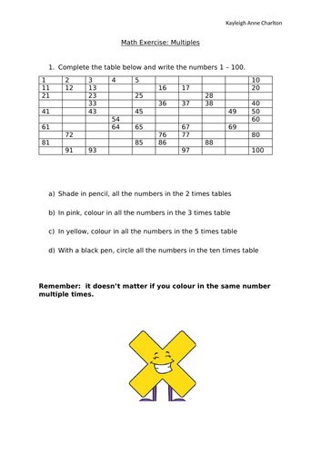 Primary Math: Multiples