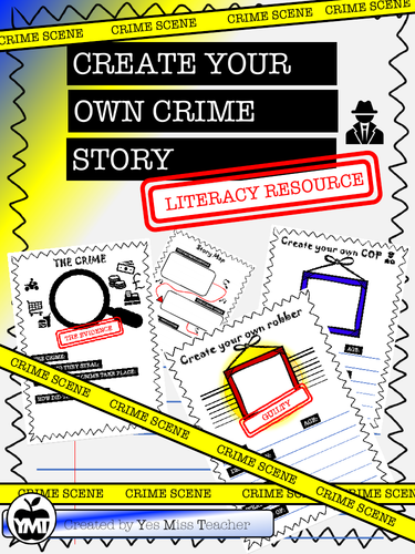 Create your own Crime Scene - Literacy