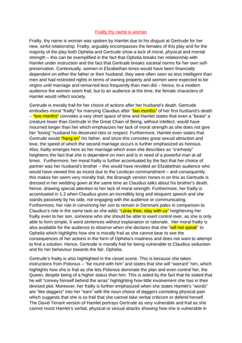 Hamlet quotes about fortune image