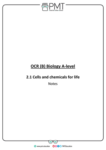 OCR (B) A-level Biology Summary Notes